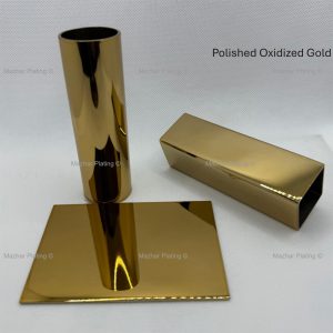 Polished Oxidized Gold